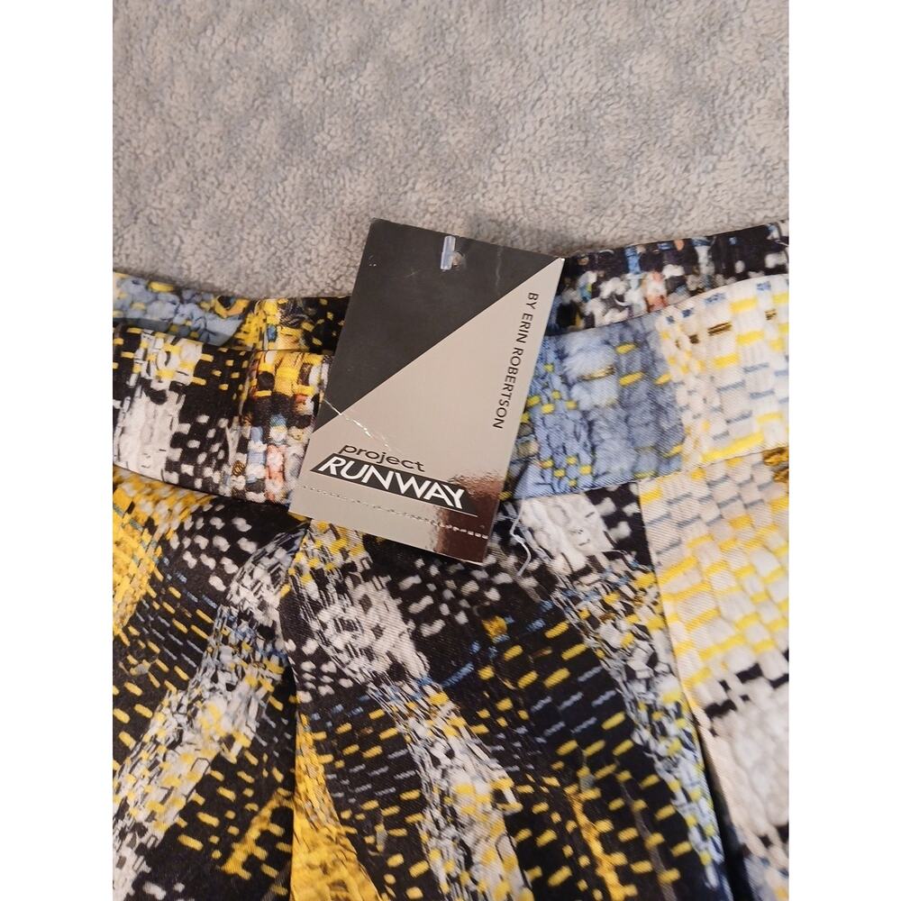 Project Runway A-line Fit And Flare,Size M Skirt, Short Abstract Print NWT - Picture 5 of 9